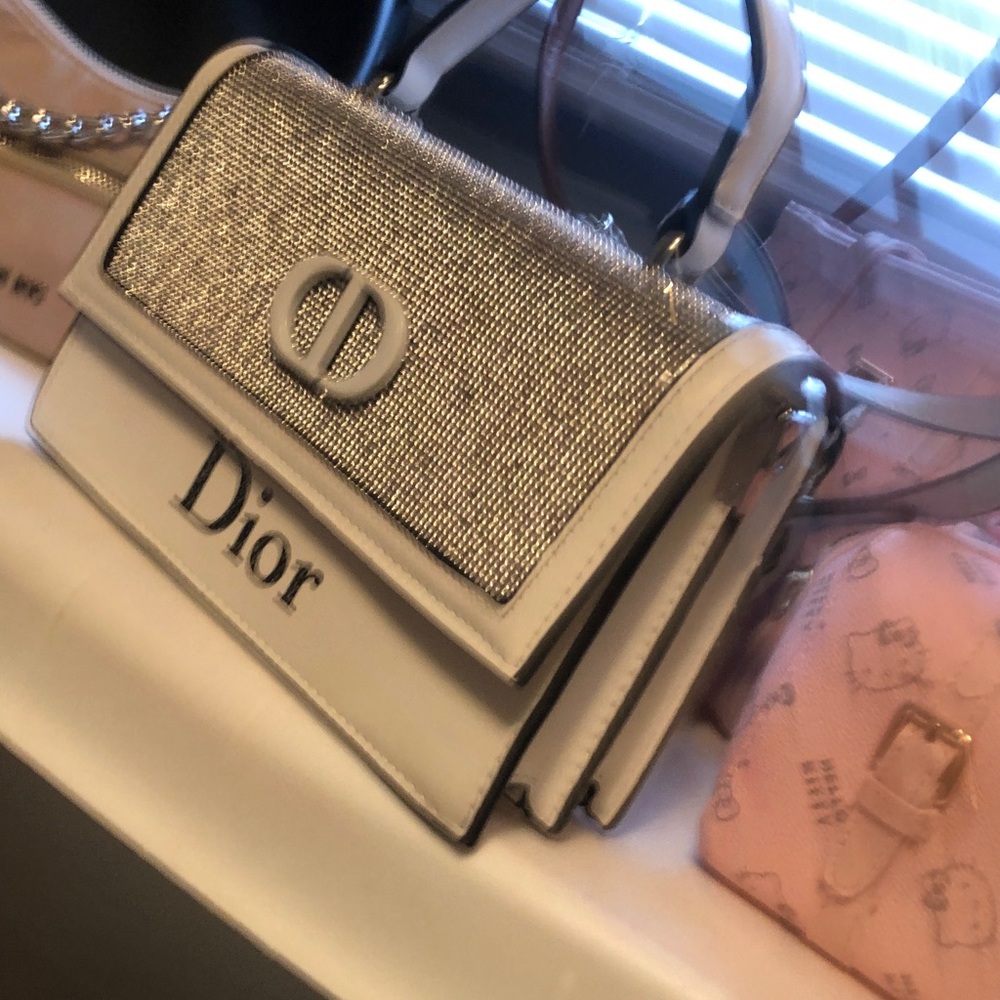 Dior White and Silver Satchel - Picture 3 of 3